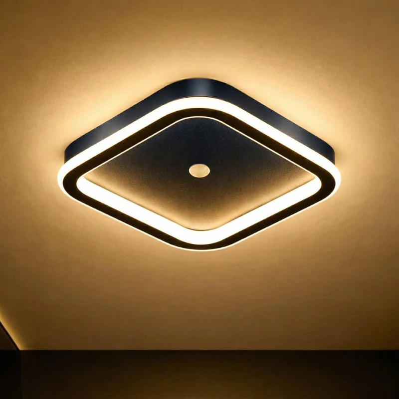 Modern LED ceiling lamp with motion sensor
