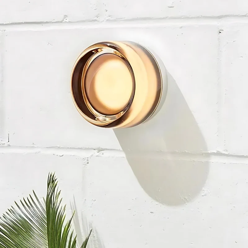 Modern Scandinavian-style LED wall lamp with ambient light