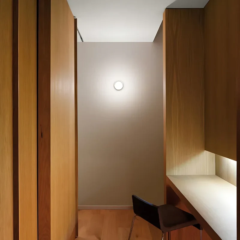 Modern Scandinavian-style LED wall lamp with ambient light