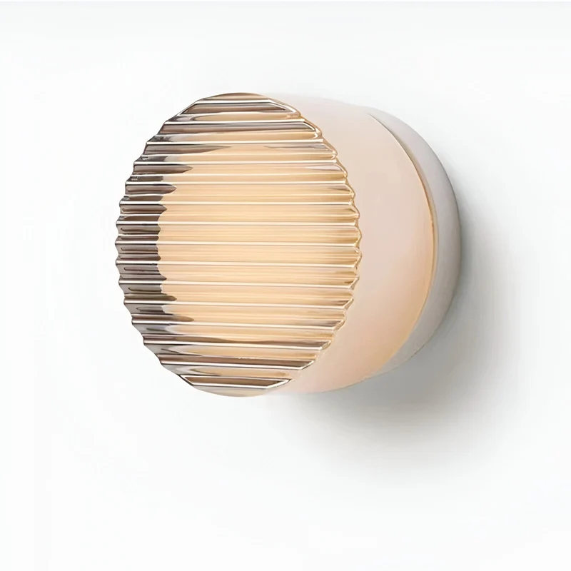 Modern Scandinavian-style LED wall lamp with ambient light