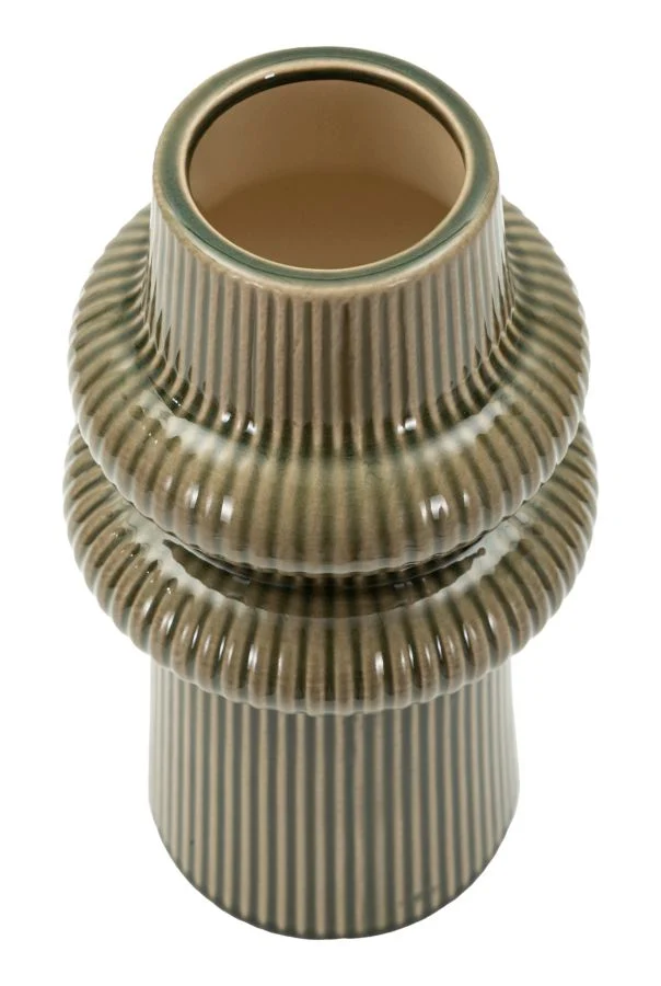 Vaso Armony Ø13x25 cm in Ceramica Verde