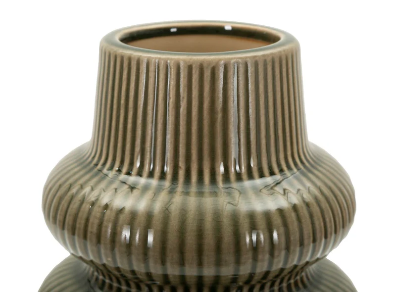 Vaso Armony Ø13x25 cm in Ceramica Verde
