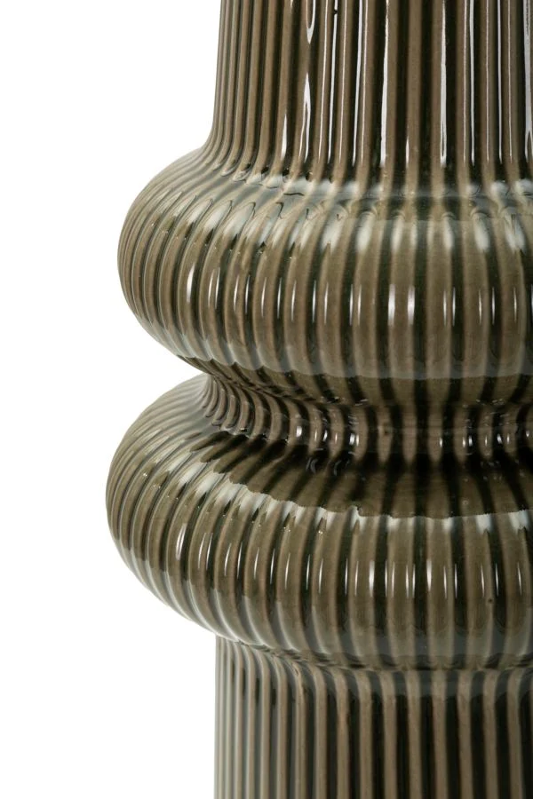 Vaso Harmony Ø18x36 cm in Ceramica Verde