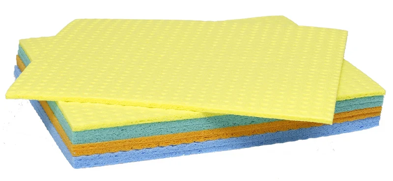 Spontex - Panno in spugna super assorbente e durevole, in viscosa, biodegradabile (1 x 8 pezzi)