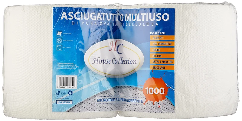 2 Rotoloni, Monorotoli, carta, 500 + 500 strappi, prestrappati