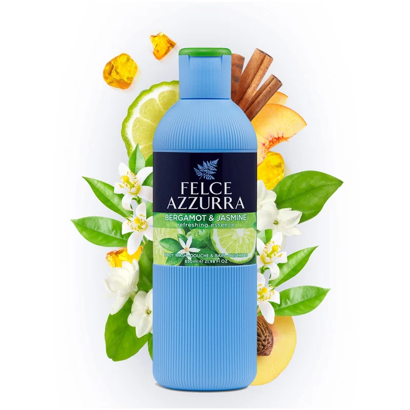 Felce Azzurra - Bagnodoccia Fresco Bergamotto e Fiori di Cedro, Fresco Profumo, Idrata la Pelle - 650 ml
