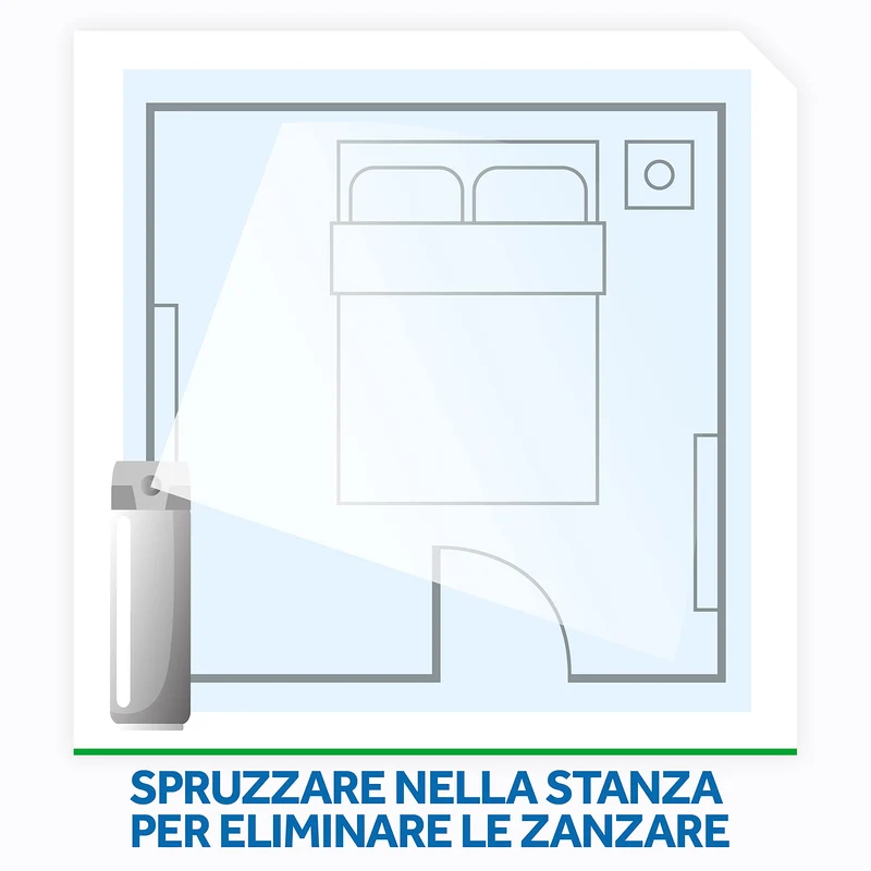 Raid Mosche e Zanzare Spray Insetticida, Antizanzare e Antimosche, Azione Rapida, Confezione da 12 pezzi (12 x 400ml)