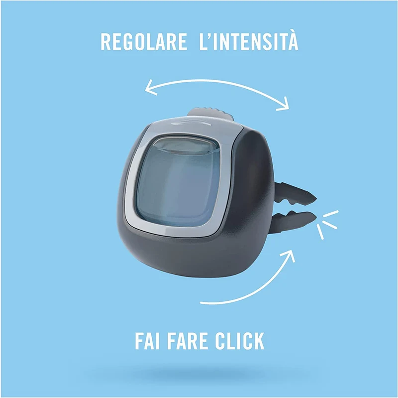 Ambi Pur Profumatore Auto, 6 Deodoranti Auto, Fragranza Oro e Fiori di Vaniglia, Elimina Odori, Facile da Agganciare, Fino a 30 Giorni di Profumo per Deodorante, Usa e Getta
