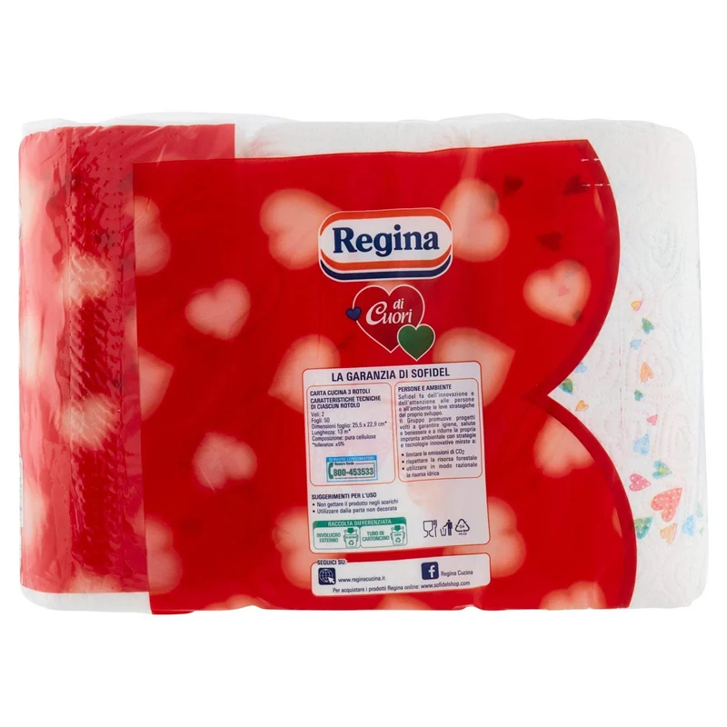 Regina Carta Cucina, Confezione da 3 Rotoli, 3 unità, 1