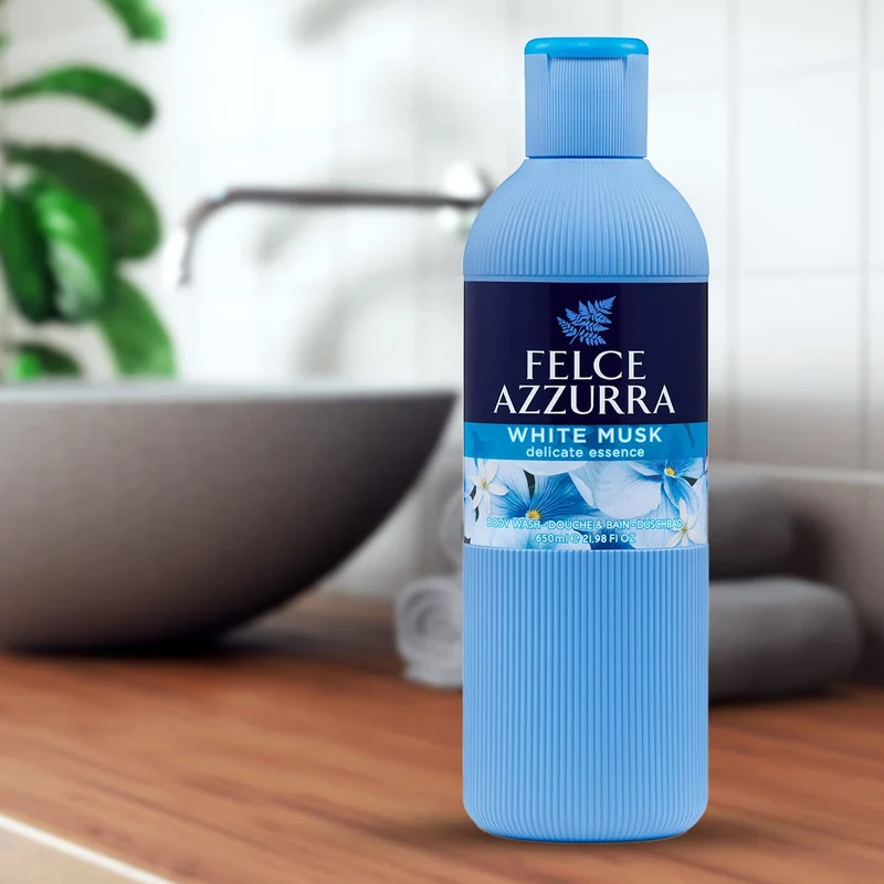 Felce Azzurra Bagnodoccia Muschio Bianco, Profumo Rilassante, 650ml
