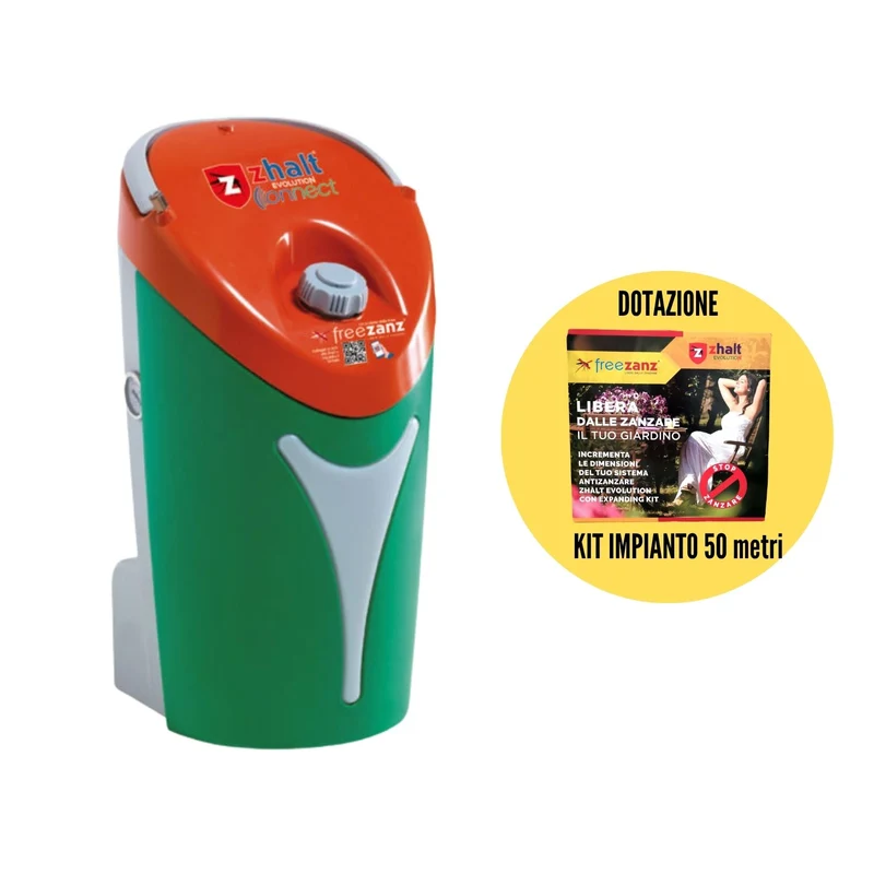 Freezanz Zhalt Evolution Connect Antizanzare Professionale fino a 1.500 mq + Impianto 50mt