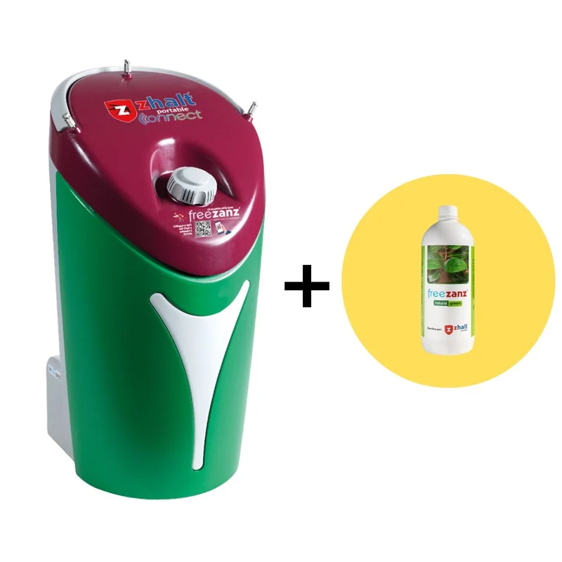 FreeZanz Zhalt Antizanzare Portable Connect a Batteria Copertura 150 mq + OMAGGIO