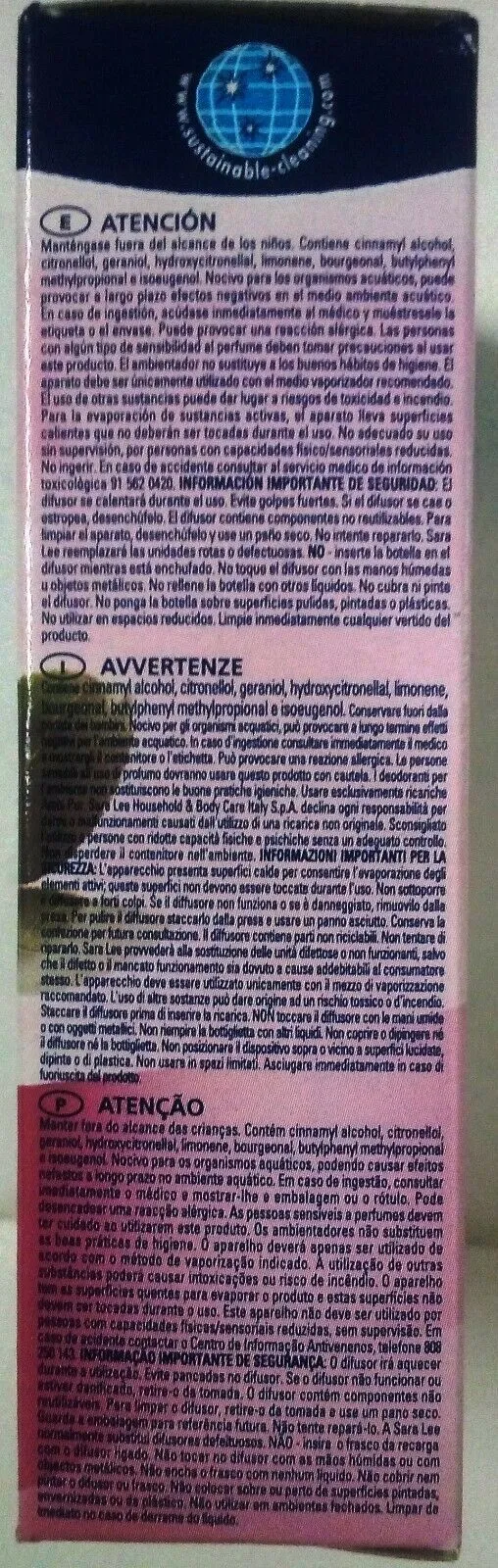Profumo Ambipur casa elegance ricarica 20 ml. x 6 pezzi