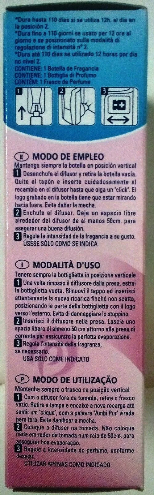 Profumo Ambipur casa elegance ricarica 20 ml. x 6 pezzi