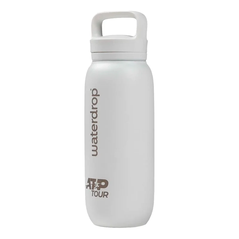 Waterdrop Thermo Bottle 600ml Borraccia - bianco, argento