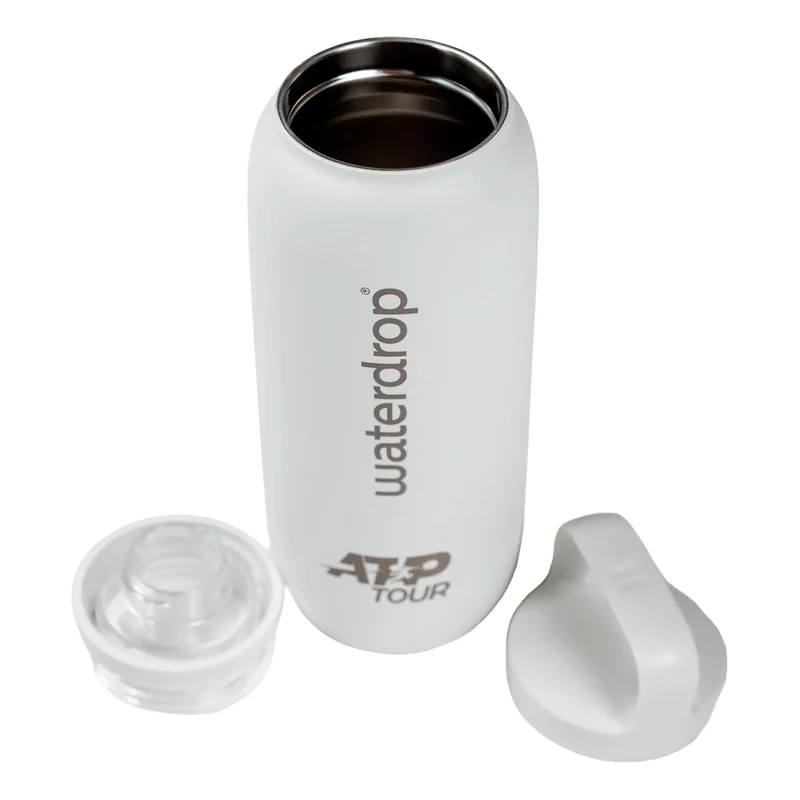 Waterdrop Thermo Bottle 600ml Borraccia - bianco, argento