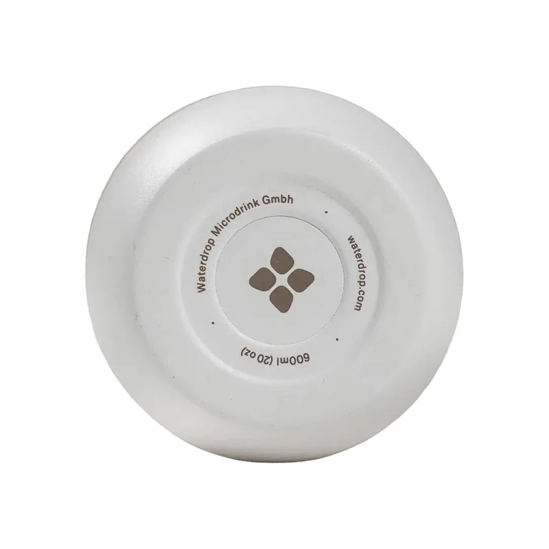 Waterdrop Thermo Bottle 600ml Borraccia - bianco, argento