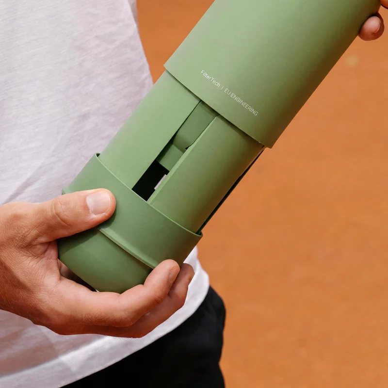 Presurizador Tube Bounce para pelotas de Tenis - oliva