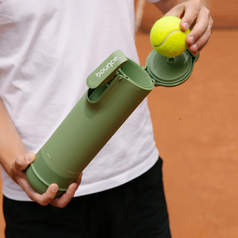 Presurizador Tube Bounce para pelotas de Tenis - oliva
