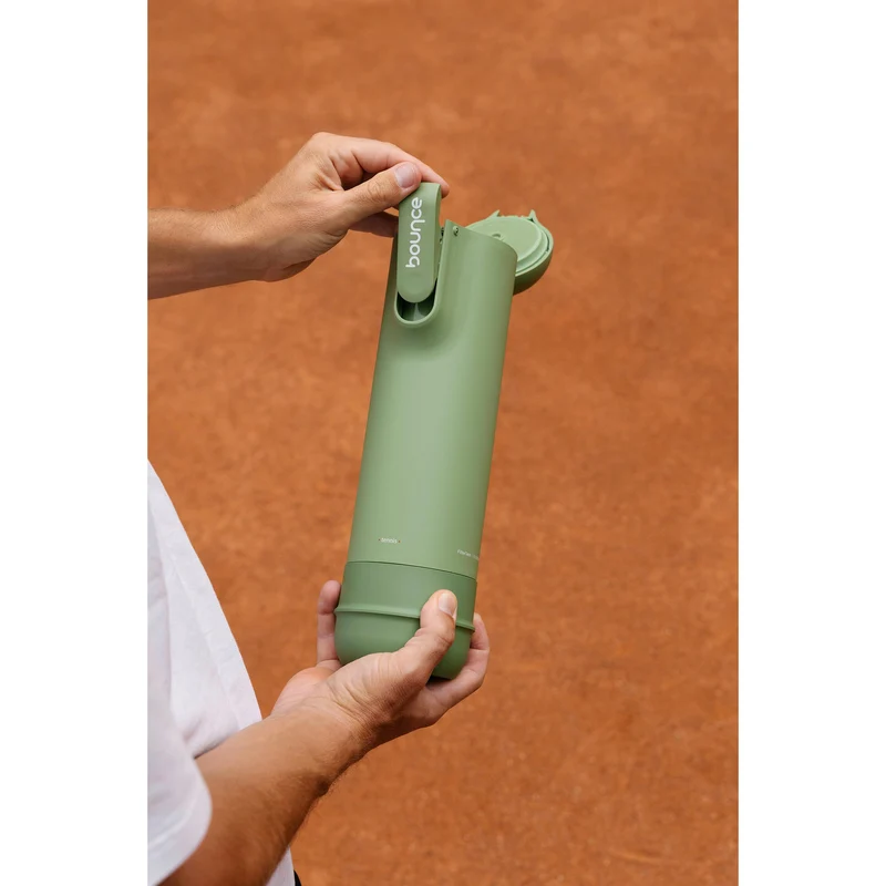 Presurizador Tube Bounce para pelotas de Tenis - oliva