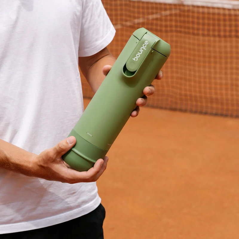 Presurizador Tube Bounce para pelotas de Tenis - oliva