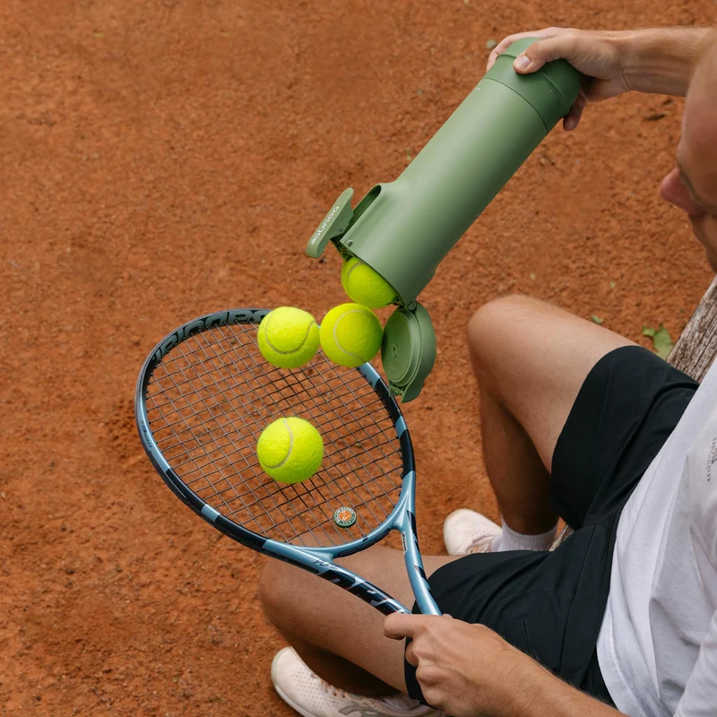 Presurizador Tube Bounce para pelotas de Tenis - oliva