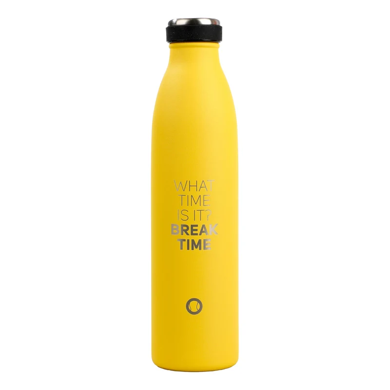 Break Time 750ml Borraccia-Giallo