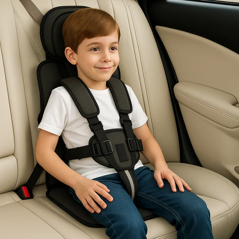 Portable child car seat – reliable protection and support for every trip