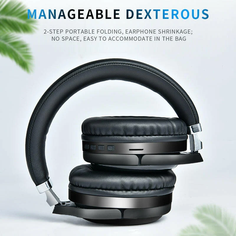 Aurevox TM061 Draadloze Hoofdtelefoon – Bluetooth 5.0, Lage Latentie & Superieur Geluid