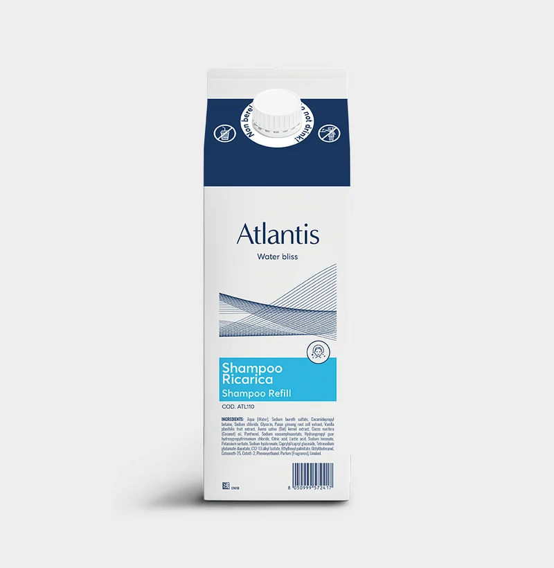 Shampoo per hotel Beauty Escape Atlantis Shampoo 1 litro DISPONIBILE IN 7 GIORNI LAVORATIVI