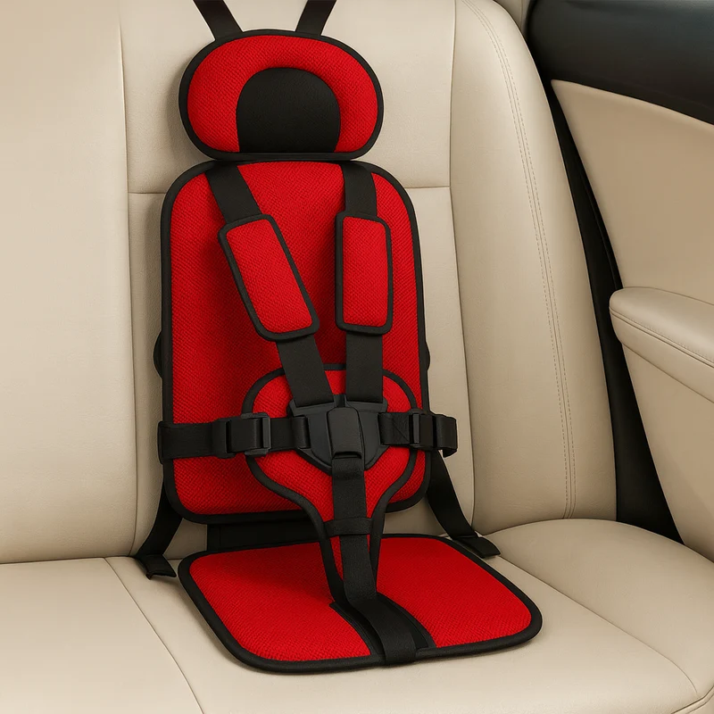Compact travel seat base for children - safe and secure travel