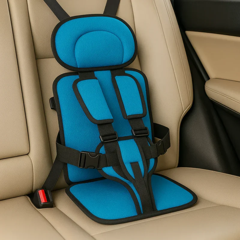Compact travel seat base for children - safe and secure travel