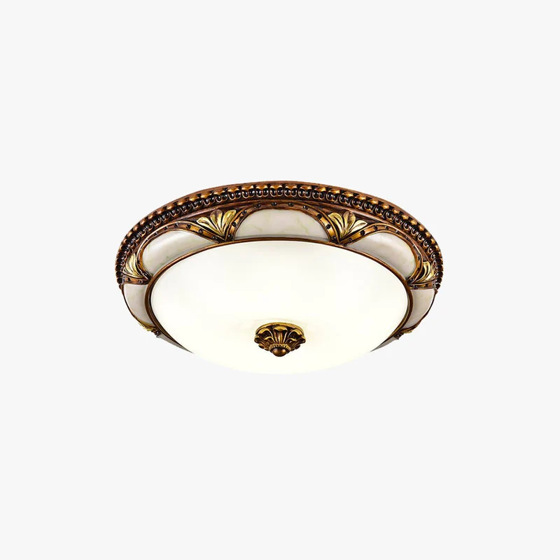 Stylish retro brass ceiling lamp for modern home interiors