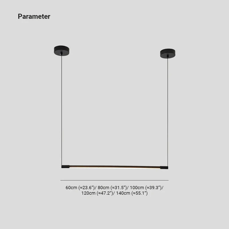 Harmonious elegance slim long translucent LED pendant lamp for home