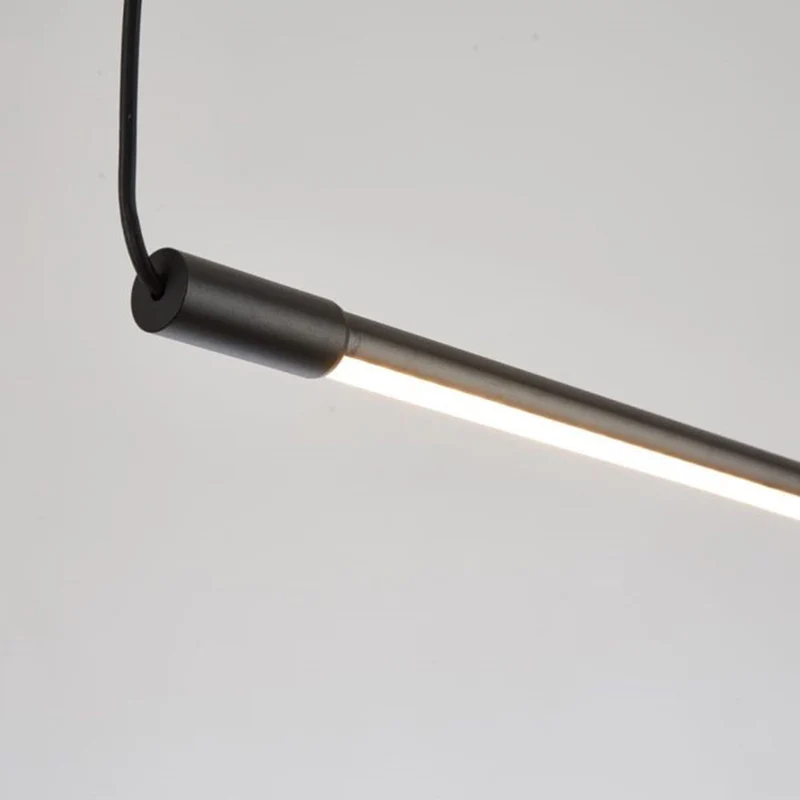 Harmonious elegance slim long translucent LED pendant lamp for home