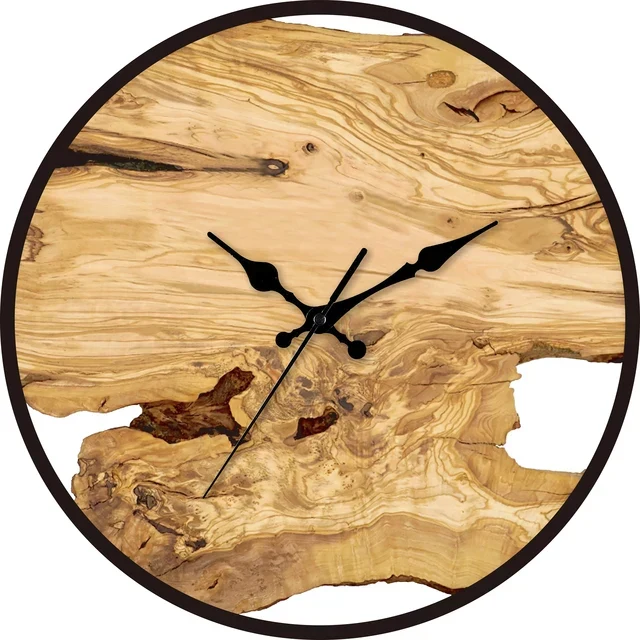 Contemporary transparent wall clock for modern interiors