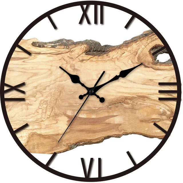 Contemporary transparent wall clock for modern interiors