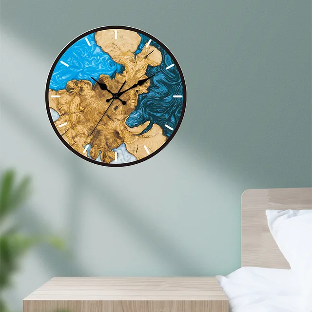 Contemporary transparent wall clock for modern interiors