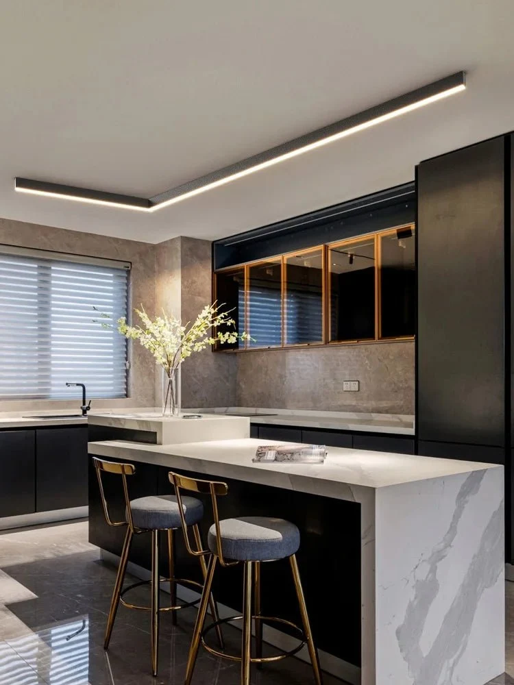 Minimalist bright Scandinavian LED ceiling lamp for home