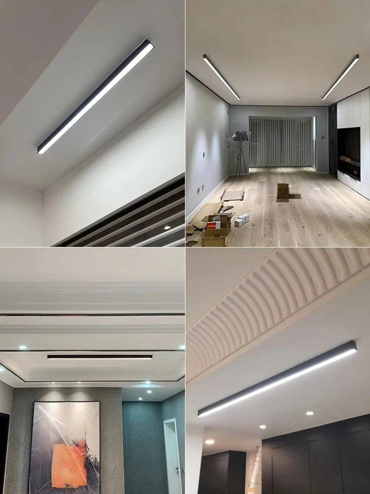 Minimalist bright Scandinavian LED ceiling lamp for home