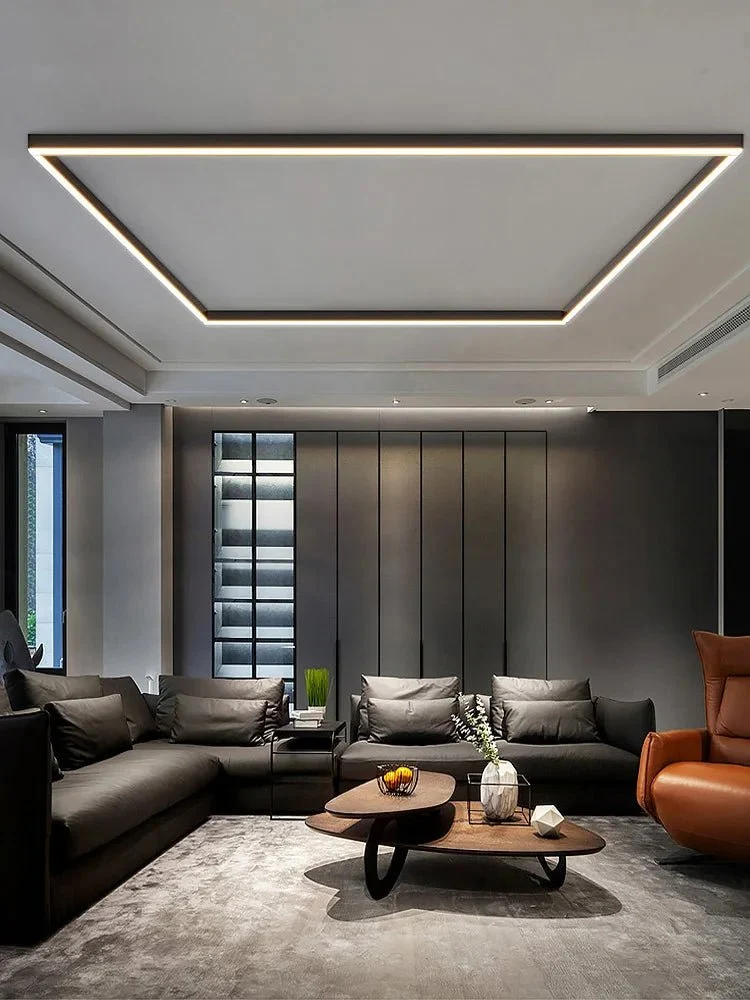 Minimalist bright Scandinavian LED ceiling lamp for home