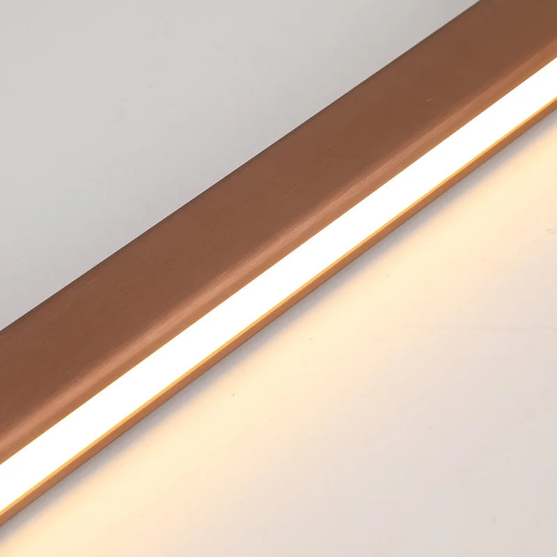 Minimalist functional linear LED pendant lamp for modern interiors