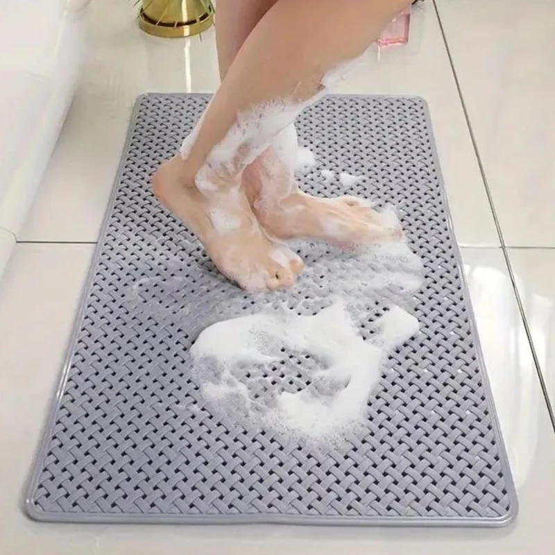 Durable non-slip bathtub mat with strong grip – mold-resistant and easy-care bathtub mat