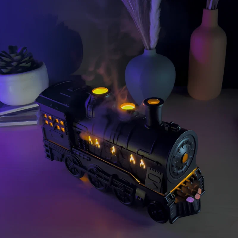 Stylish steam aromatic locomotive diffuser