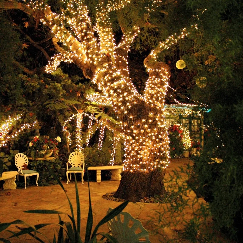 Decorative fairy string solar outdoor LED lights