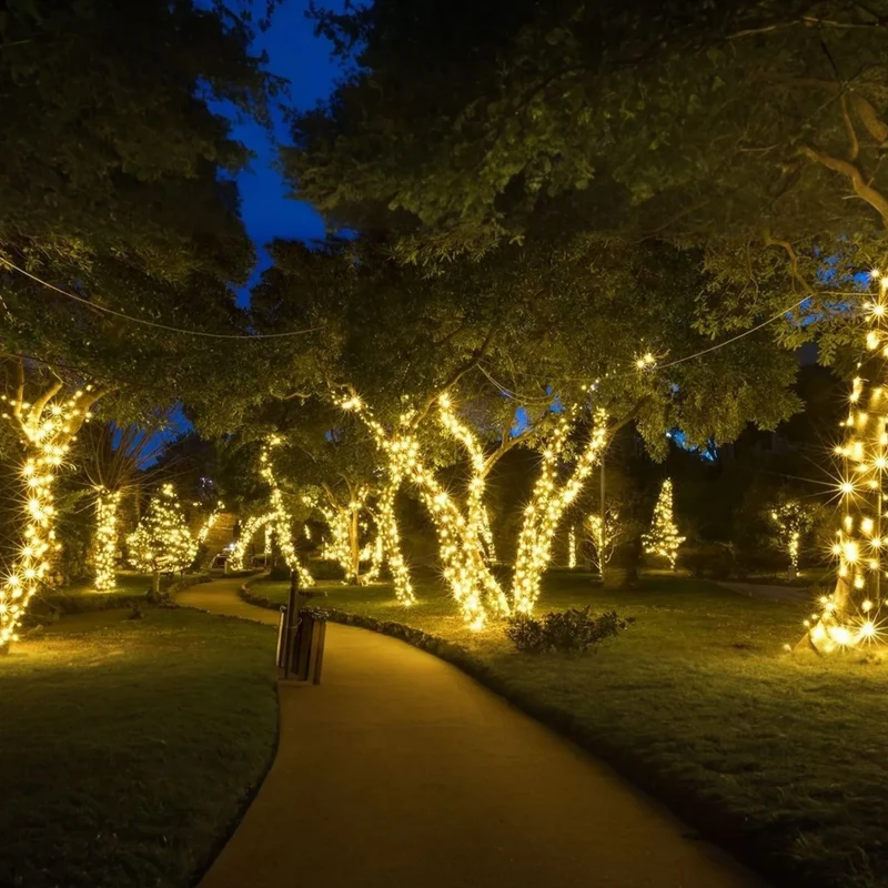 Decorative fairy string solar outdoor LED lights