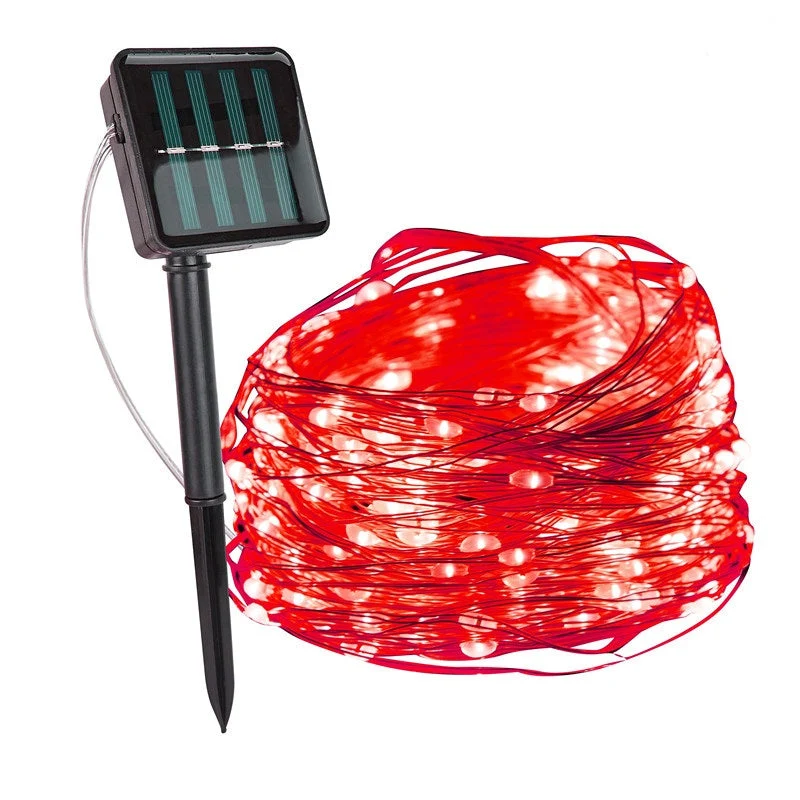 Decorative fairy string solar outdoor LED lights