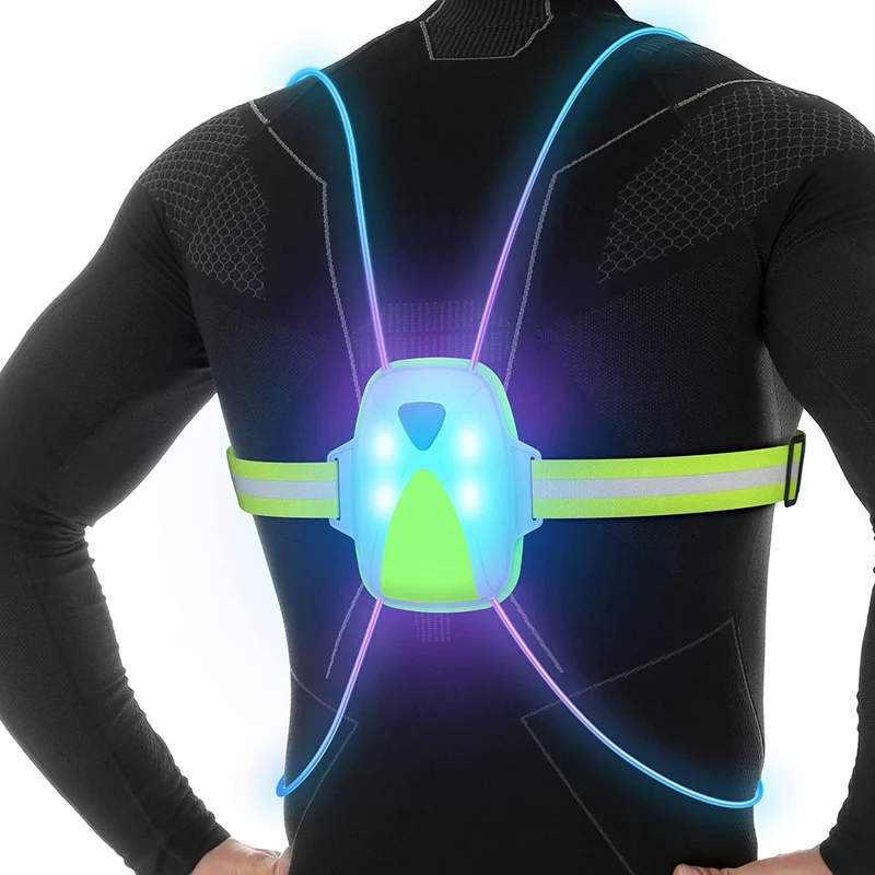 LED Veiligheidsvest – Reflecterend Ontwerp, Hoge Zichtbaarheid & Verstelbare Pasvorm