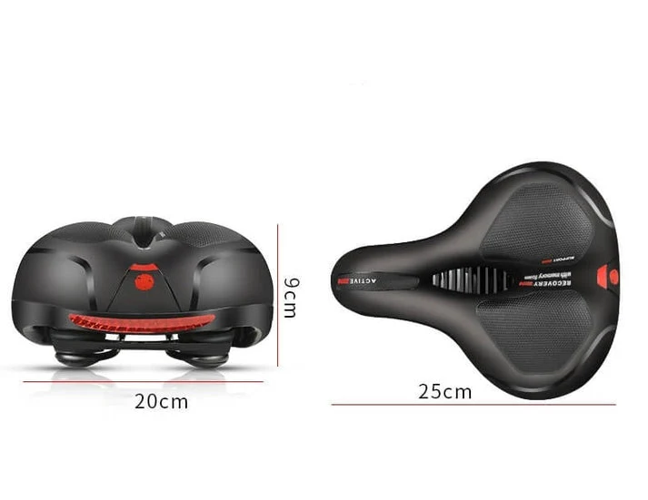 Velora Cloud Comfort Pro Fietszadel – Ergonomisch Gelzadel voor Pijnvrij Fietsen