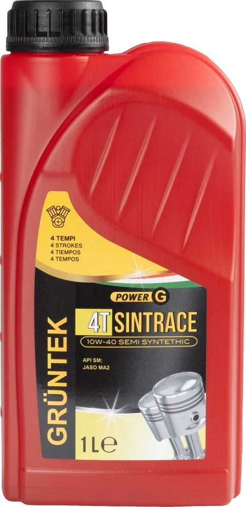 GRUNTEK Olio Lubrificante Sint Race 4t 1L semi-sintetico Moto e Scooter
